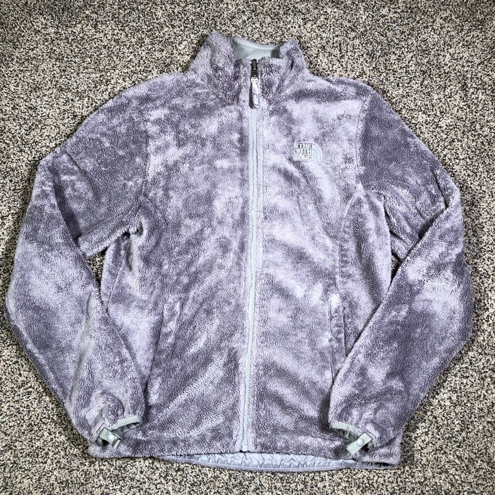 North Face Fuzzy Sherpa Full Zip Jacket Sz Small